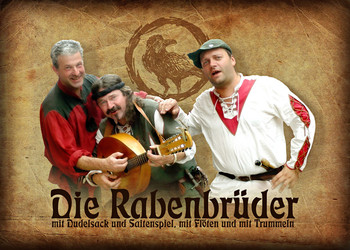 Mittelalterband 'Die Rabenbrüder' - Mit Dudelsack und Saitenspiel