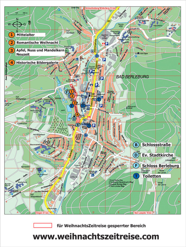 Bad Berleburger WeihnachtsZeitreise 2019 (Lageplan)