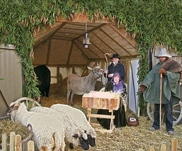 Weihnachtsmarkt Arfeld - Lebende Krippe (Foto: Vereine Arfeld)