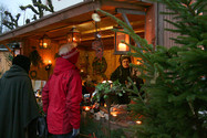 Stand mit Seifen und Duftölen auf dem Schlosshof (Foto: Christian Völkel)