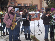 Impressionen vom Schlosshof - Musikschulklasse des Johannes-Althusius-Gymnasiums (JAG) (Foto: Rikarde Riedesel)