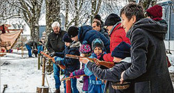 Der Wittgensteiner Schützennachwuchs konnte seinen Können an der Armbrust unter Beweis stellen. (SWA-Foto: Boris Edelmann)