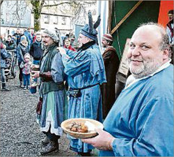 Speisen vergiftet? Nein! Der Grünewald-Wirt war erleichtert. (SZ-Foto: Holger Weber)