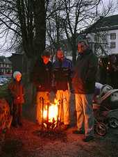 Gemütlicher und besinnlicher Ausklang im Schlossgarten (Foto: Rikarde Riedesel)