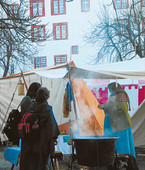 Auch in diesem Jahr schlägt das Mittelalter wieder seine Zelte im Schlossgarten auf.