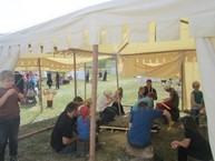 Bogenbauworkshop für Kinder (Foto: Familie Wysk)