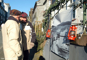 Historische Bildergalerie auf der Schlossstraße (Foto: Lars-Peter Dickel)