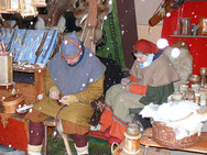 Impressionen vom Schlossgarten - Mittelalter-Stand im Schneegestöber (Foto: Rikarde Riedesel)