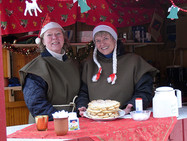 WeihnachtsZeitreise 2010 war erneut ein voller Erfolg: Stand des Heimatvereins. (WP-Foto: Lena Siegel)