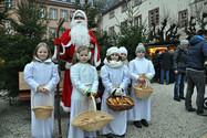 Nikolaus mit Engelchen (Foto: Carsten Mosch)